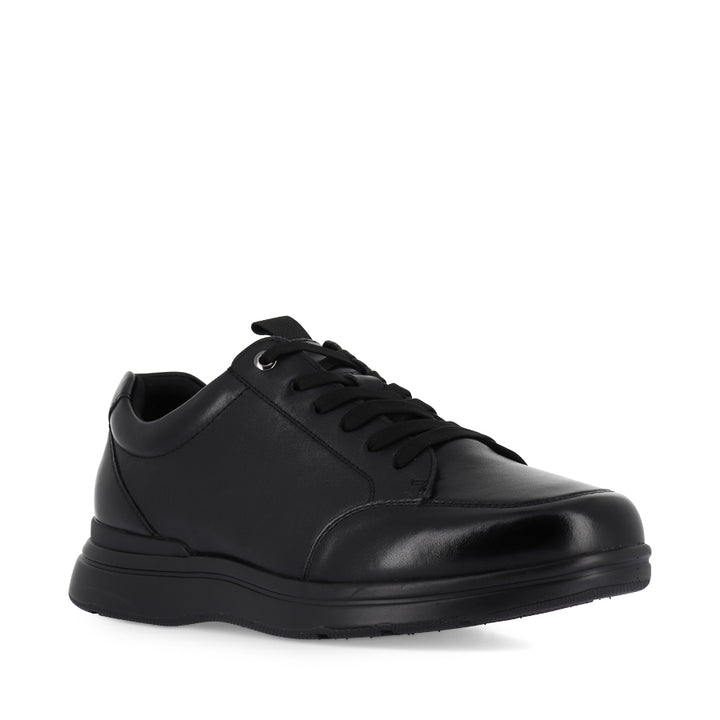 COMMUTER II - BLACK LEATHER
