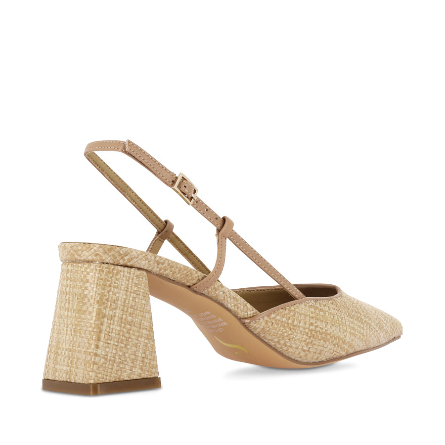 YASMINE - ALMOND NATURAL RAFFIA