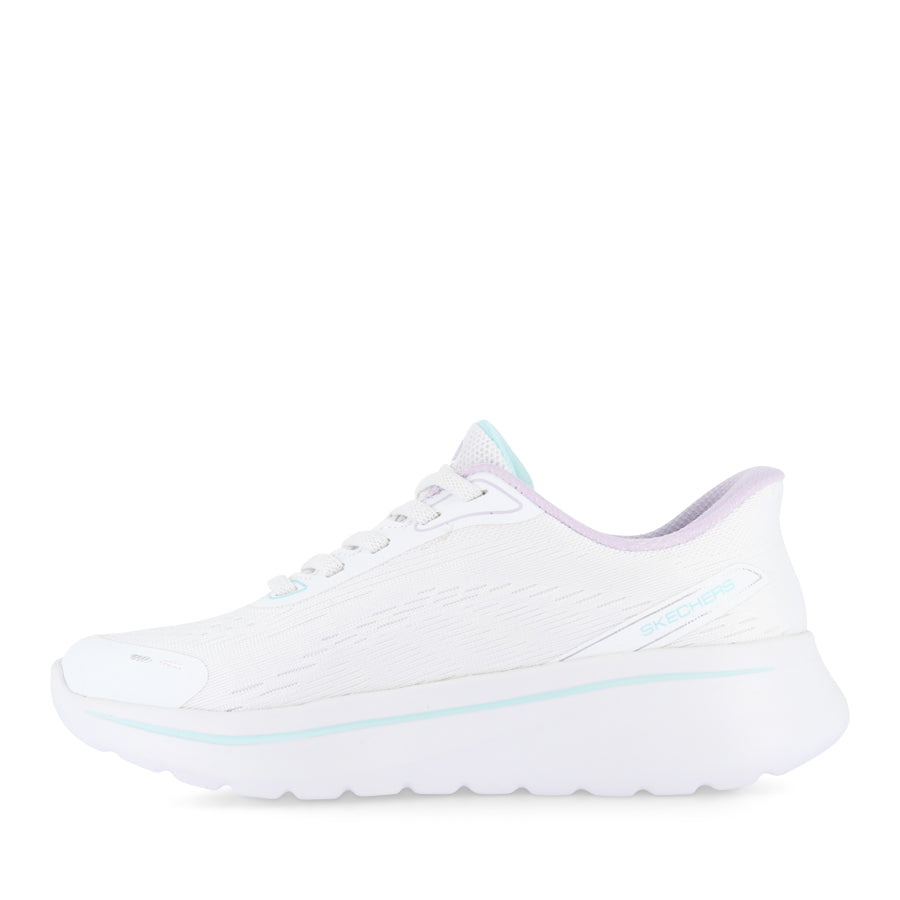 GO WALK ARCH FIT N-JOY - WHITE/LAVENDER