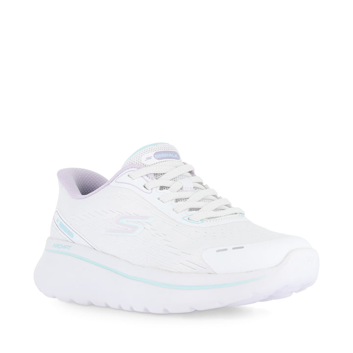 GO WALK ARCH FIT N-JOY - WHITE/LAVENDER