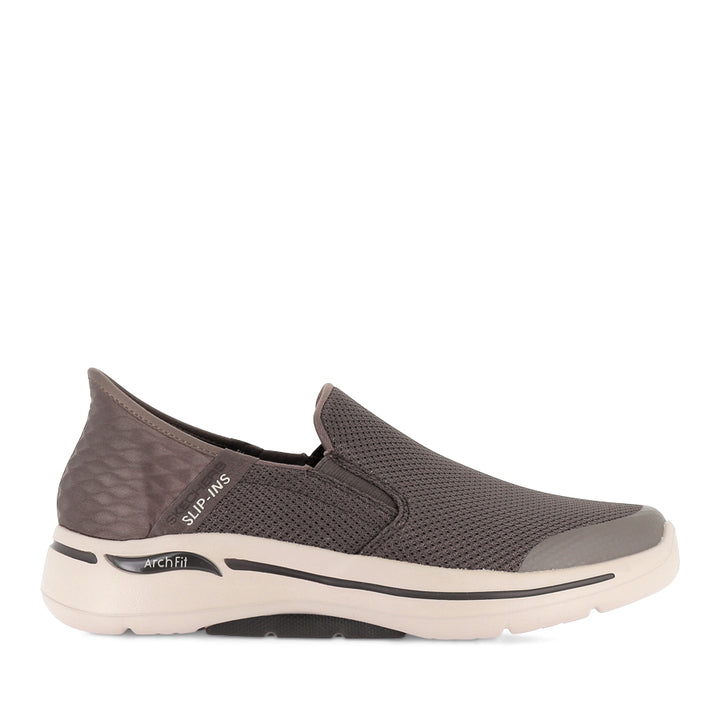 GO WALK ARCH FIT SLIP (M) - TAUPE