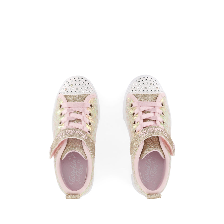 TWINKLE SPARKS-SEQUIN PARTY KIDS - GOLD PINK MULTI