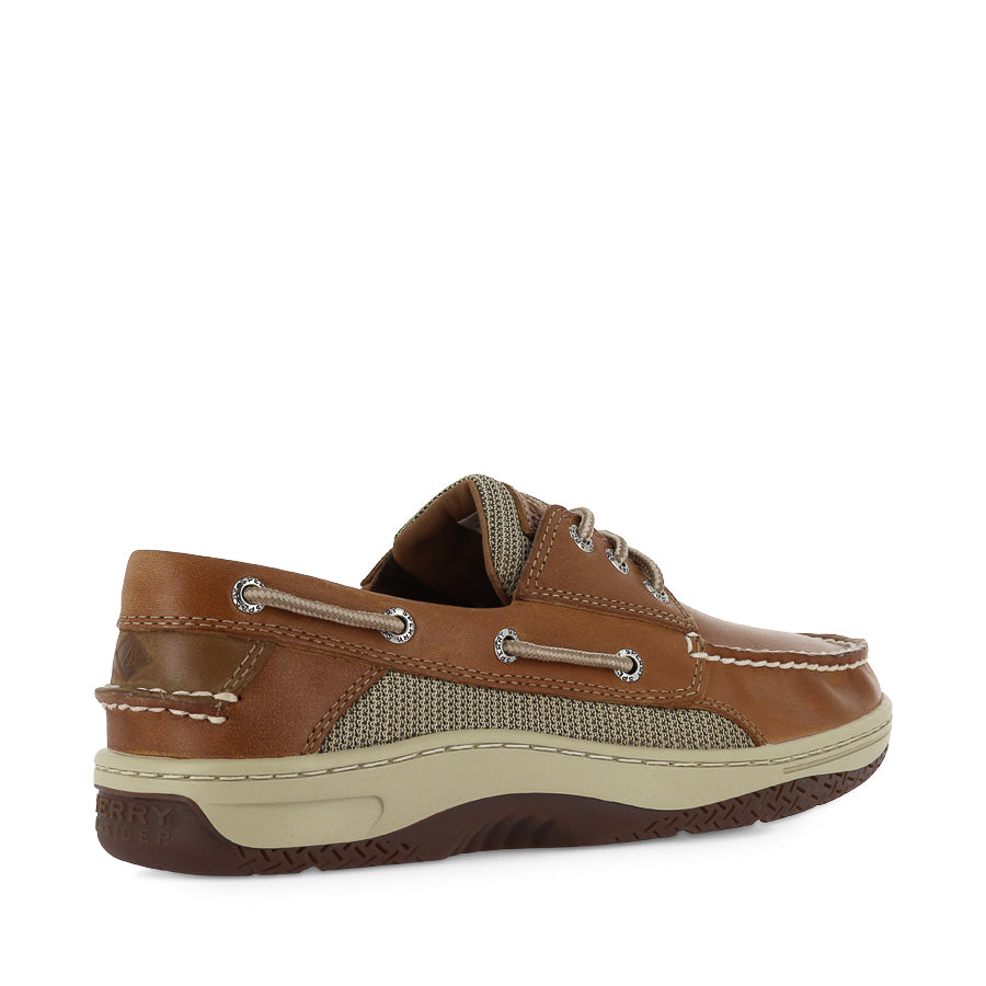 BILLFISH 3-EYE WIDE - DARK TAN LEATHER
