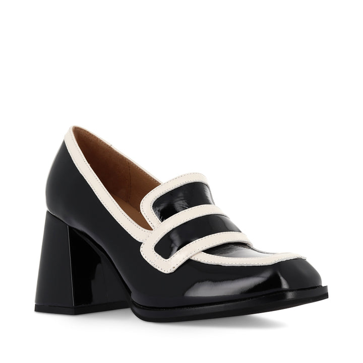 BERGEN - BLACK/BONE PATENT LEATHER