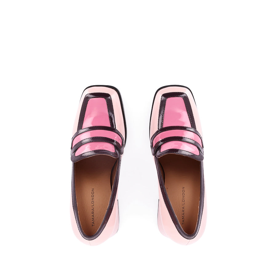 BERGEN - PINK MULTI PATENT LEATHER