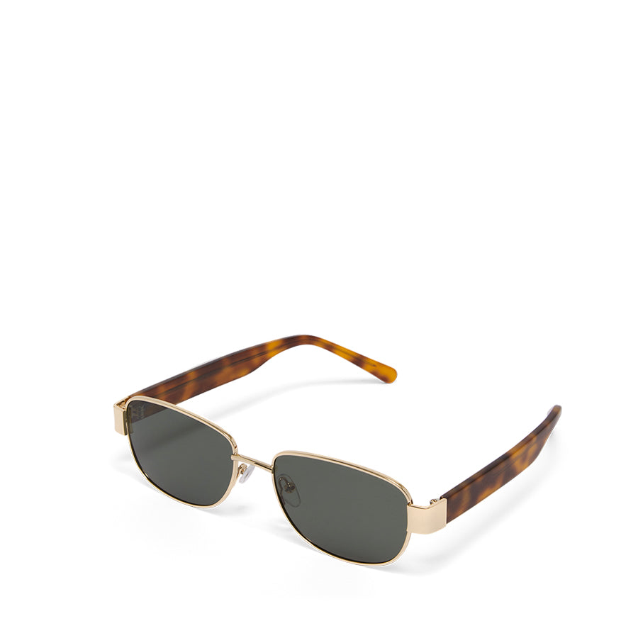 THE ADDISON - GOLD-HAVANA TORT-GREEN