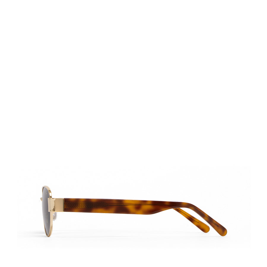 THE ADDISON - GOLD-HAVANA TORT-GREEN