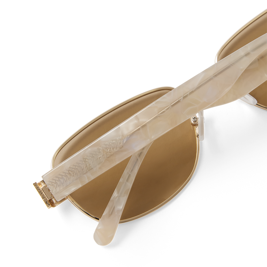 THE ADDISON - GOLD-PEARL TORT-BEIGE