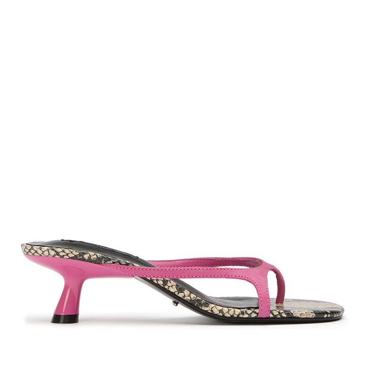 KASSY - FUCHSIA ECRU SNAKE