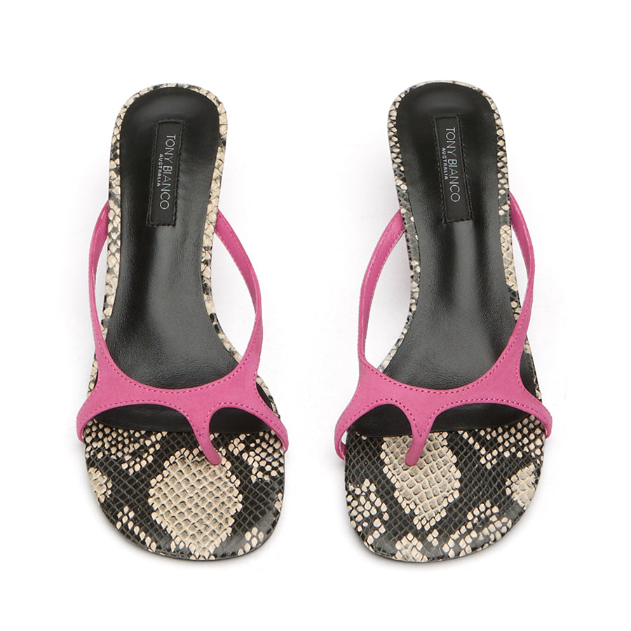 KASSY - FUCHSIA ECRU SNAKE