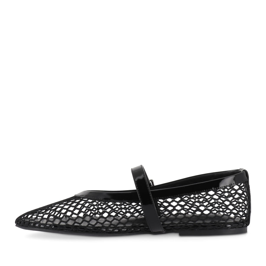 MIA - BLACK MESH/PATENT