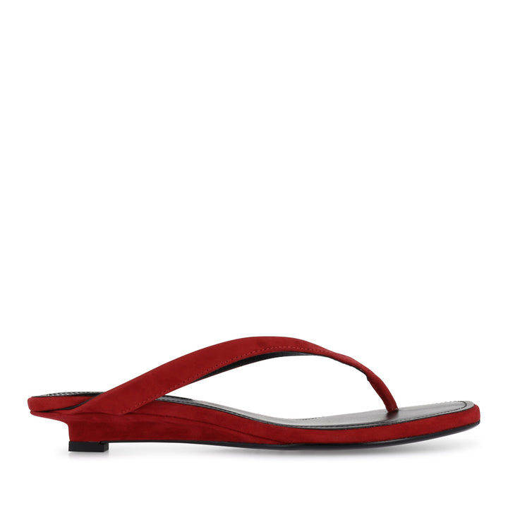 SALLY - RED SUEDE