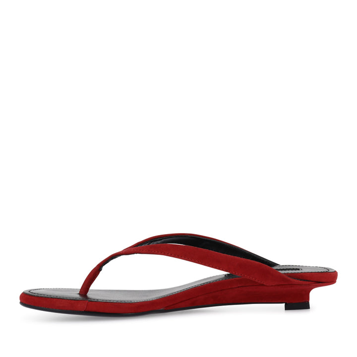 SALLY - RED SUEDE