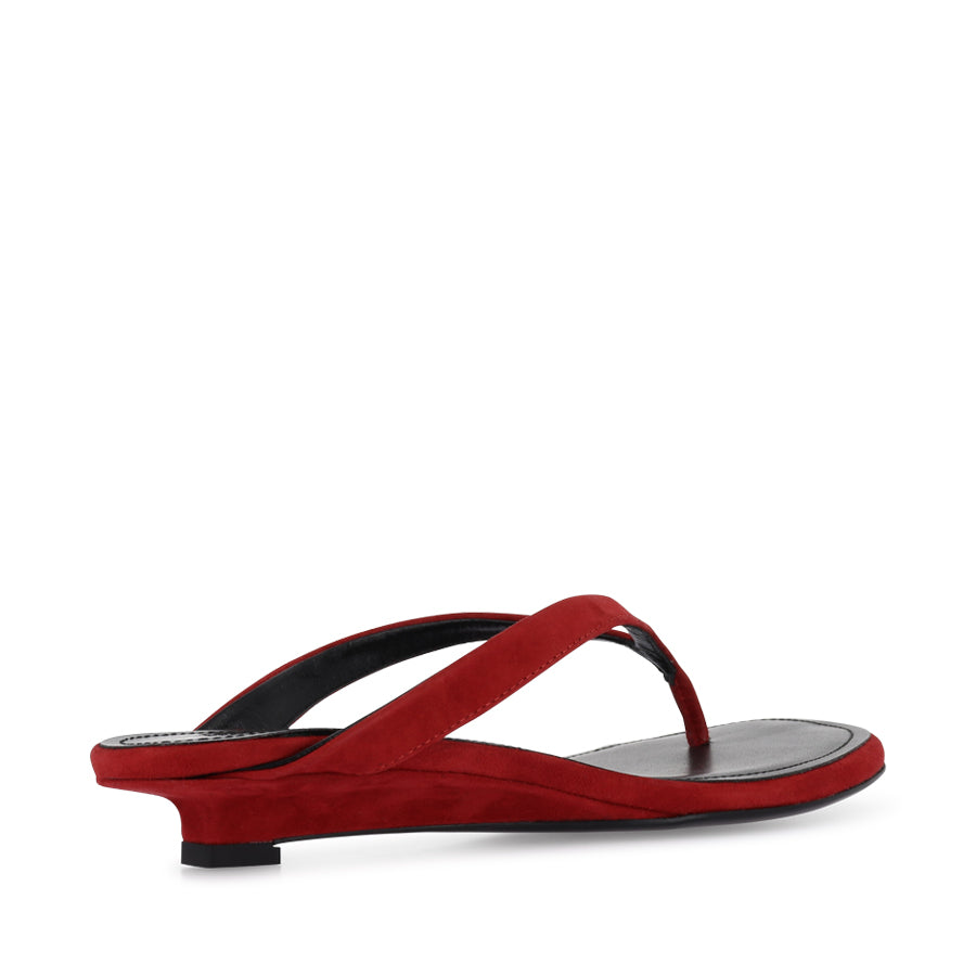 SALLY - RED SUEDE
