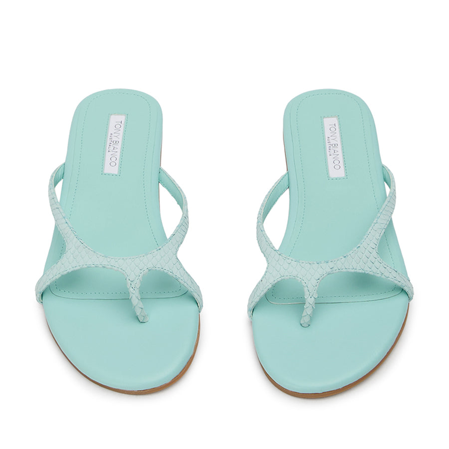 TABBY - TURQUOISE SNAKE TURQUOISE NAPPA