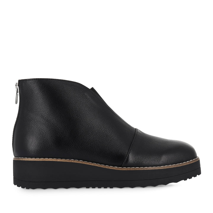 DELLINA - BLACK LEATHER