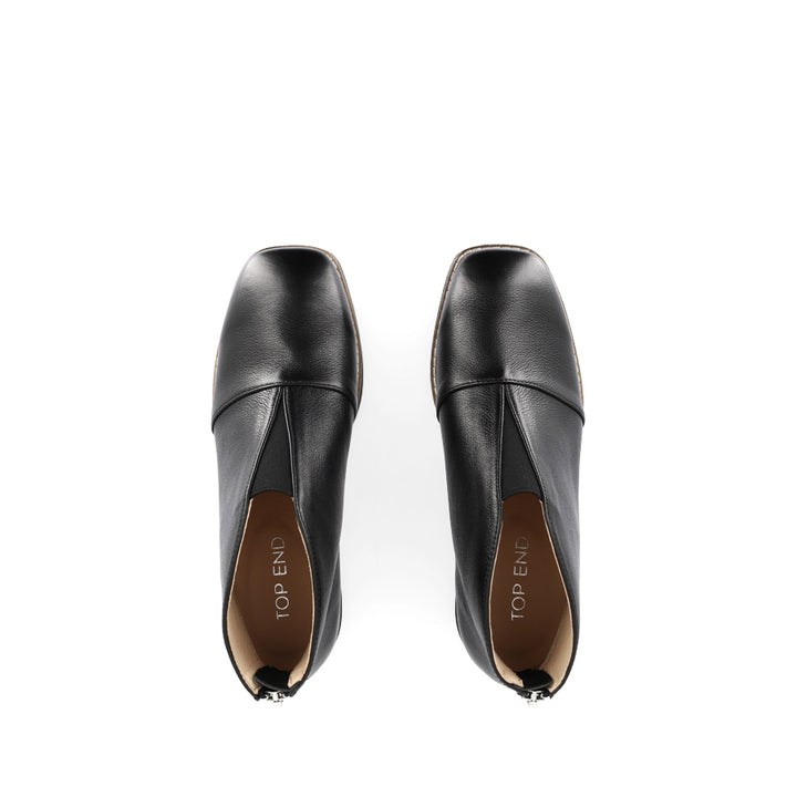 DELLINA - BLACK LEATHER