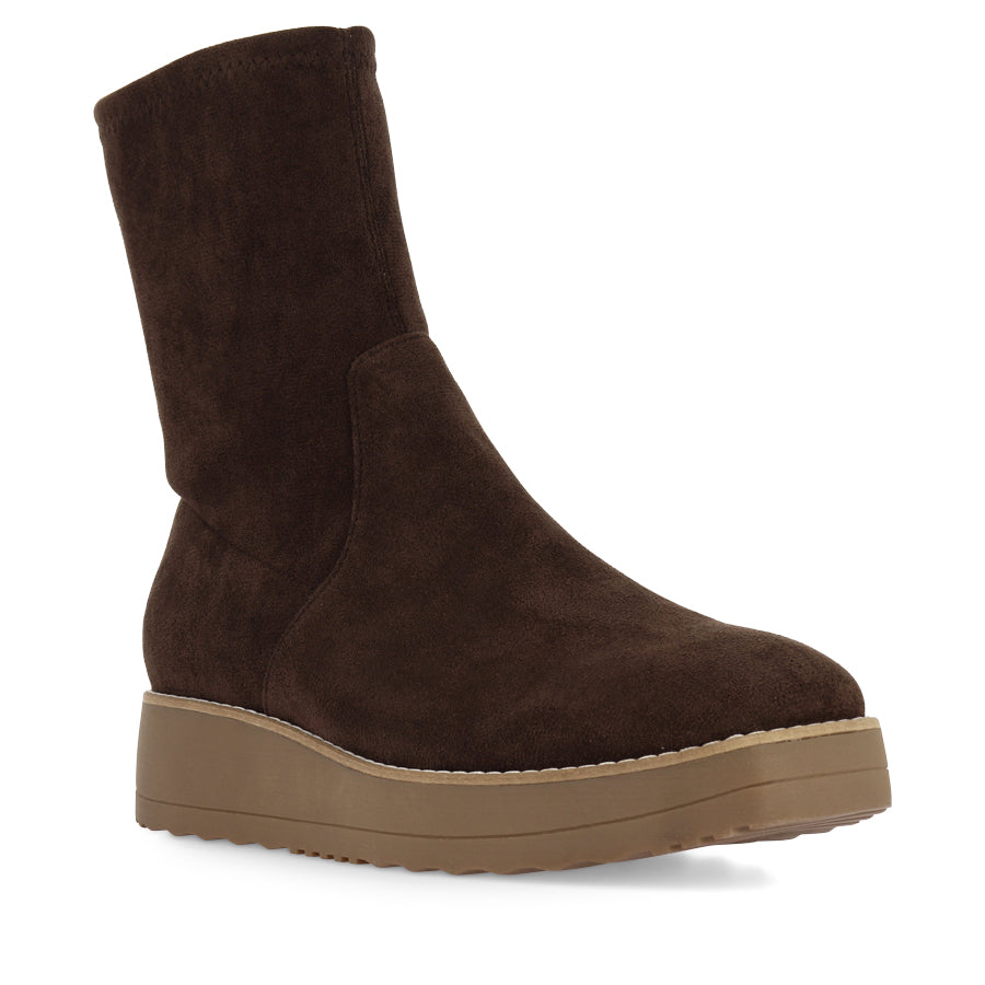DRINKLE - CHOC STRETCH MICROSUEDE LIGHT CHOC SOLE