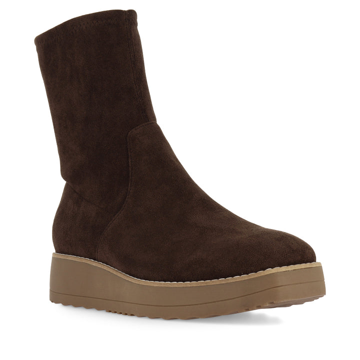 DRINKLE - CHOC STRETCH MICROSUEDE LIGHT CHOC SOLE