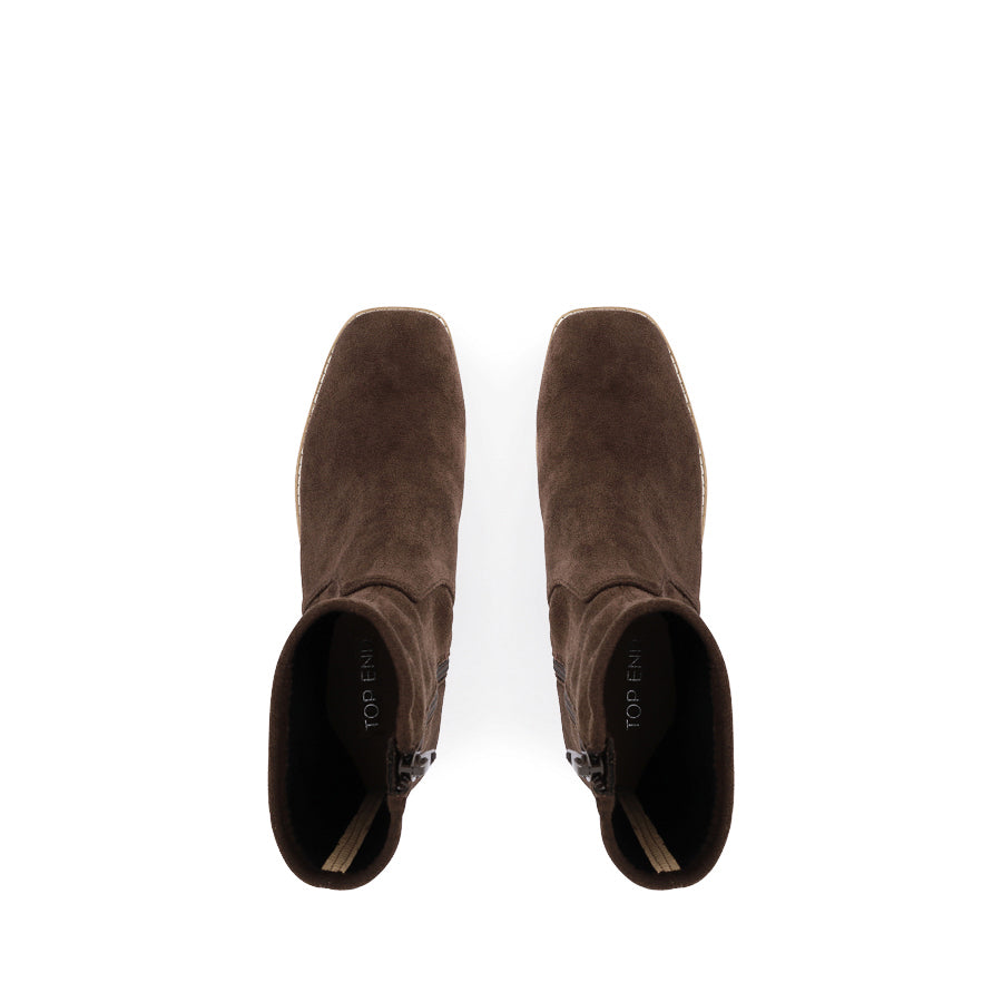 DRINKLE - CHOC STRETCH MICROSUEDE LIGHT CHOC SOLE