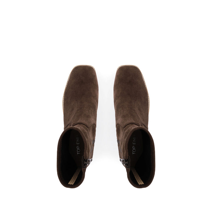 DRINKLE - CHOC STRETCH MICROSUEDE LIGHT CHOC SOLE