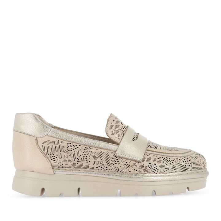 ELIPPY - BEIGE BEIGE GOLD WASH LEATHER