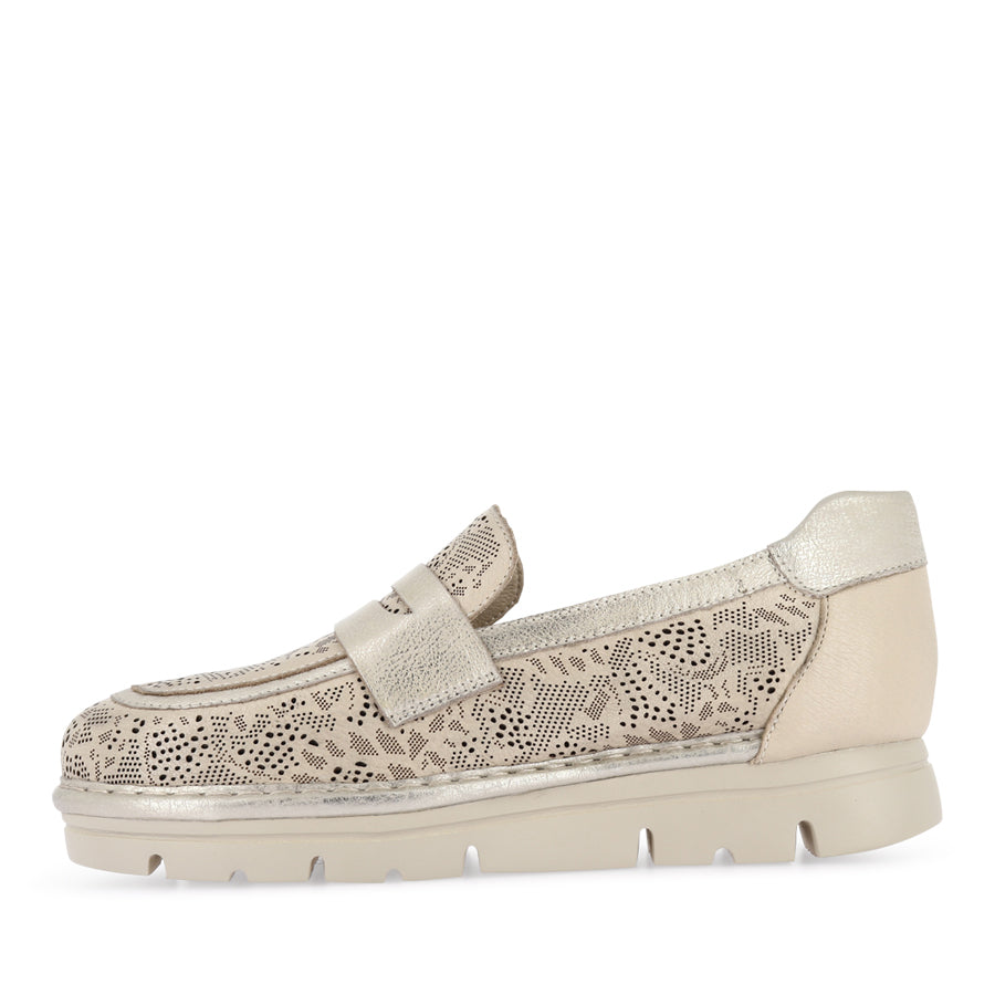 ELIPPY - BEIGE BEIGE GOLD WASH LEATHER