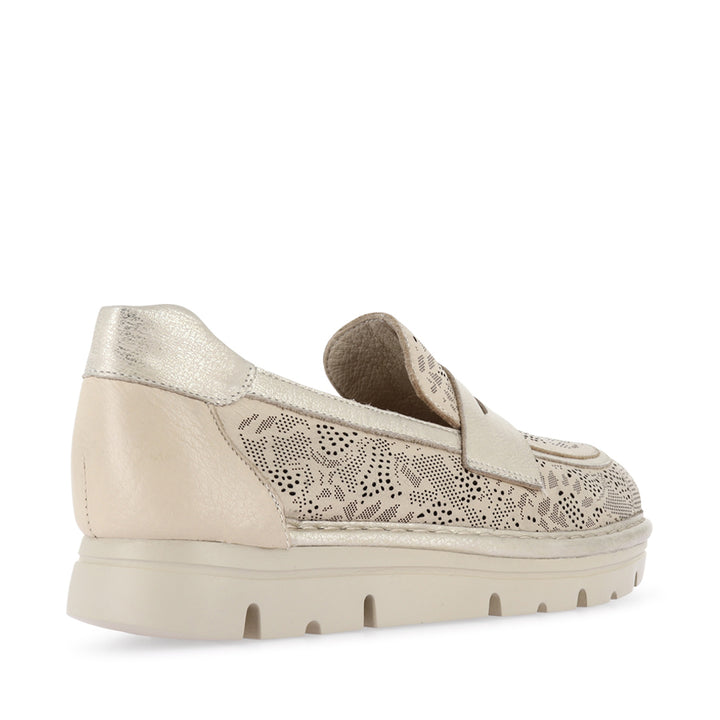 ELIPPY - BEIGE BEIGE GOLD WASH LEATHER
