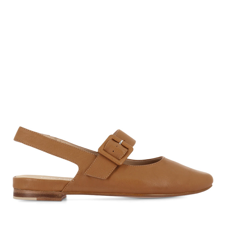 FLARIO - DARK TAN LEATHER