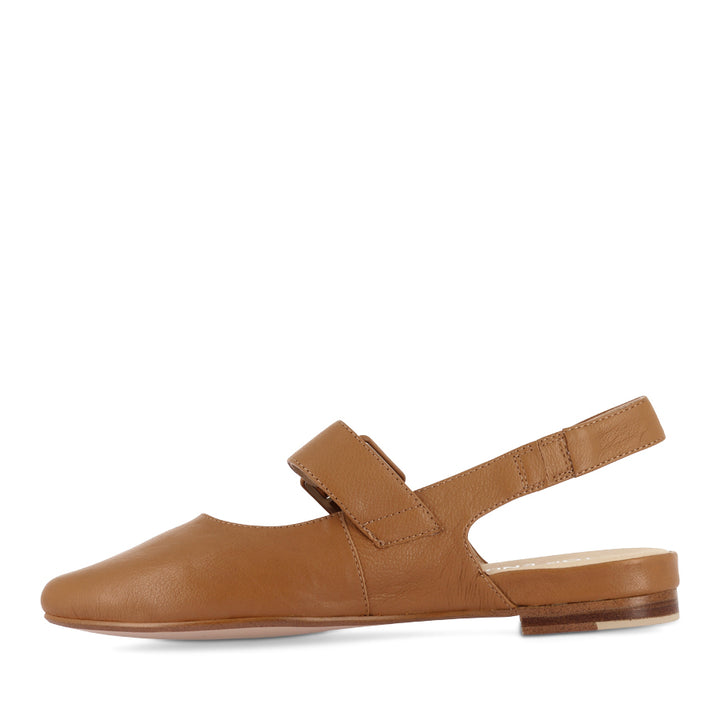 FLARIO - DARK TAN LEATHER