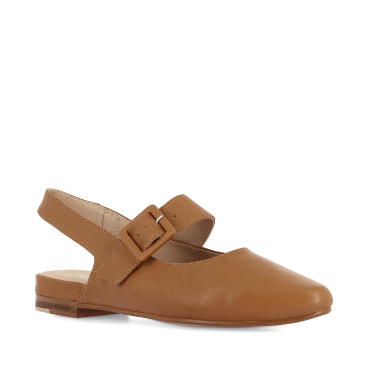 FLARIO - DARK TAN LEATHER