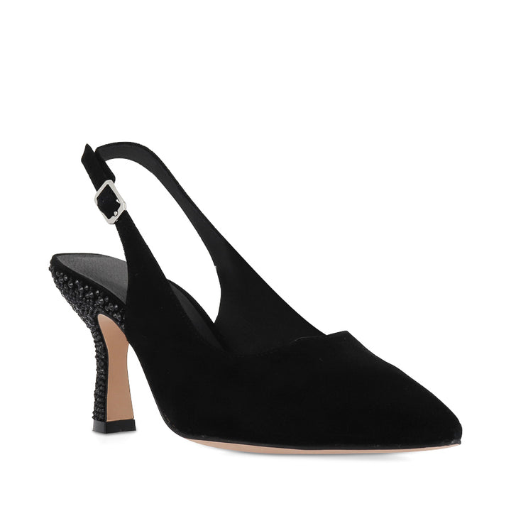 LINDSIE - BLACK SUEDE JEWELS