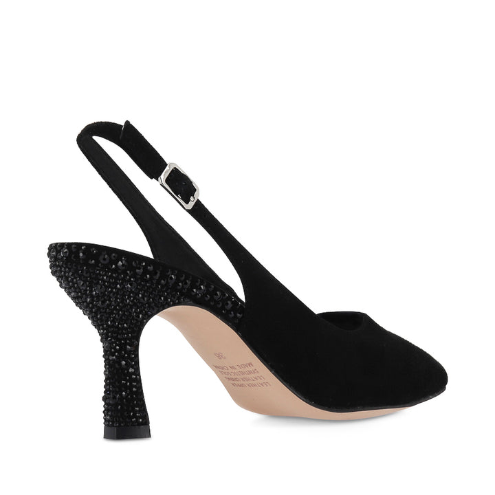 LINDSIE - BLACK SUEDE JEWELS