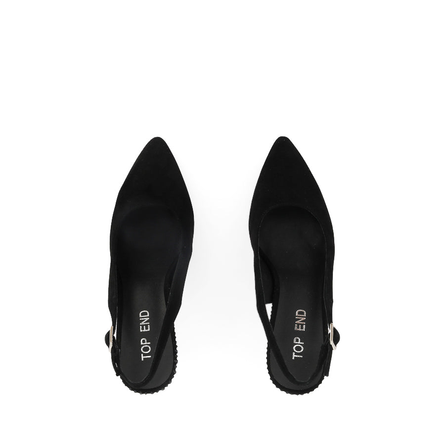 LINDSIE - BLACK SUEDE JEWELS