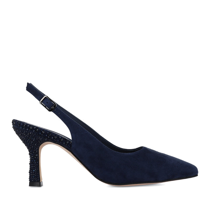 LINDSIE - NAVY SUEDE JEWELS