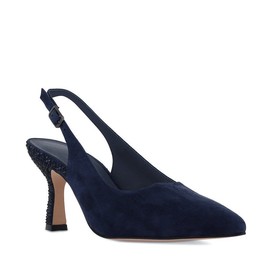LINDSIE - NAVY SUEDE JEWELS