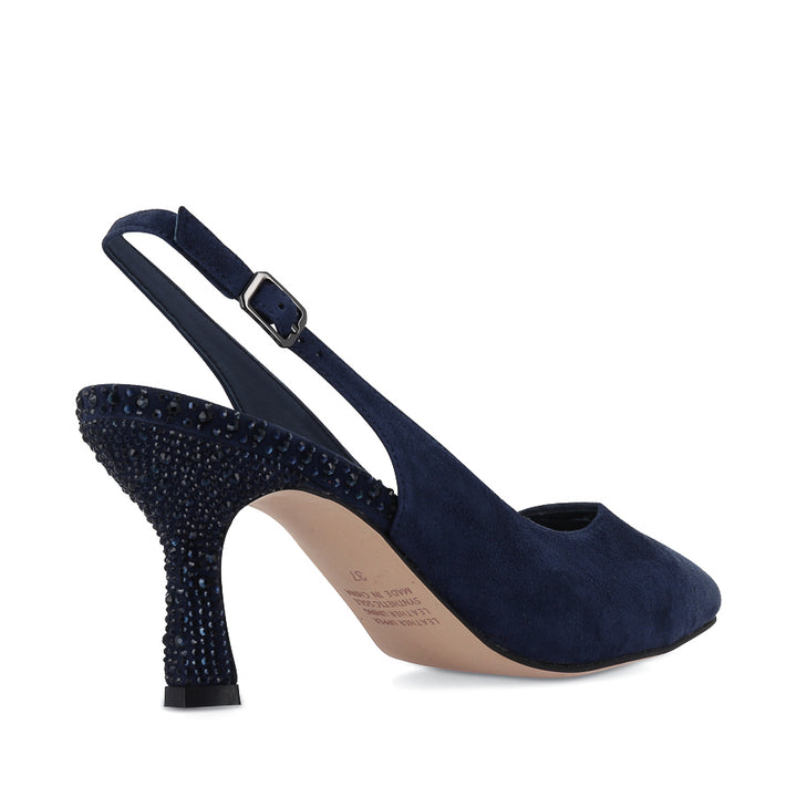 LINDSIE - NAVY SUEDE JEWELS