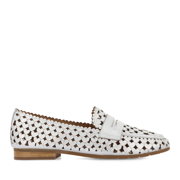 MAVI - WHITE/SILVER WASH LEATHER