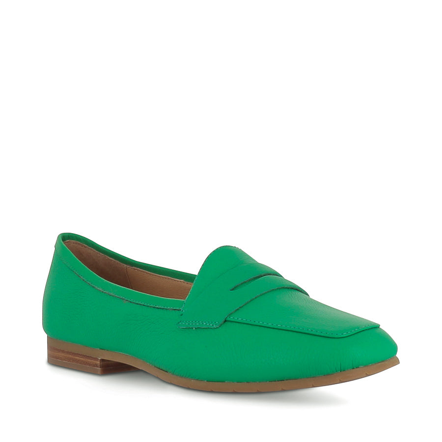 MELINATO - BRIGHT EMERALD LEATHER