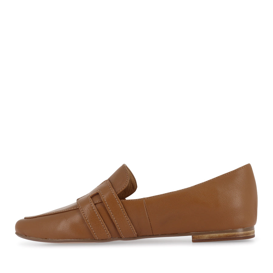 SALTI - DARK TAN LEATHER