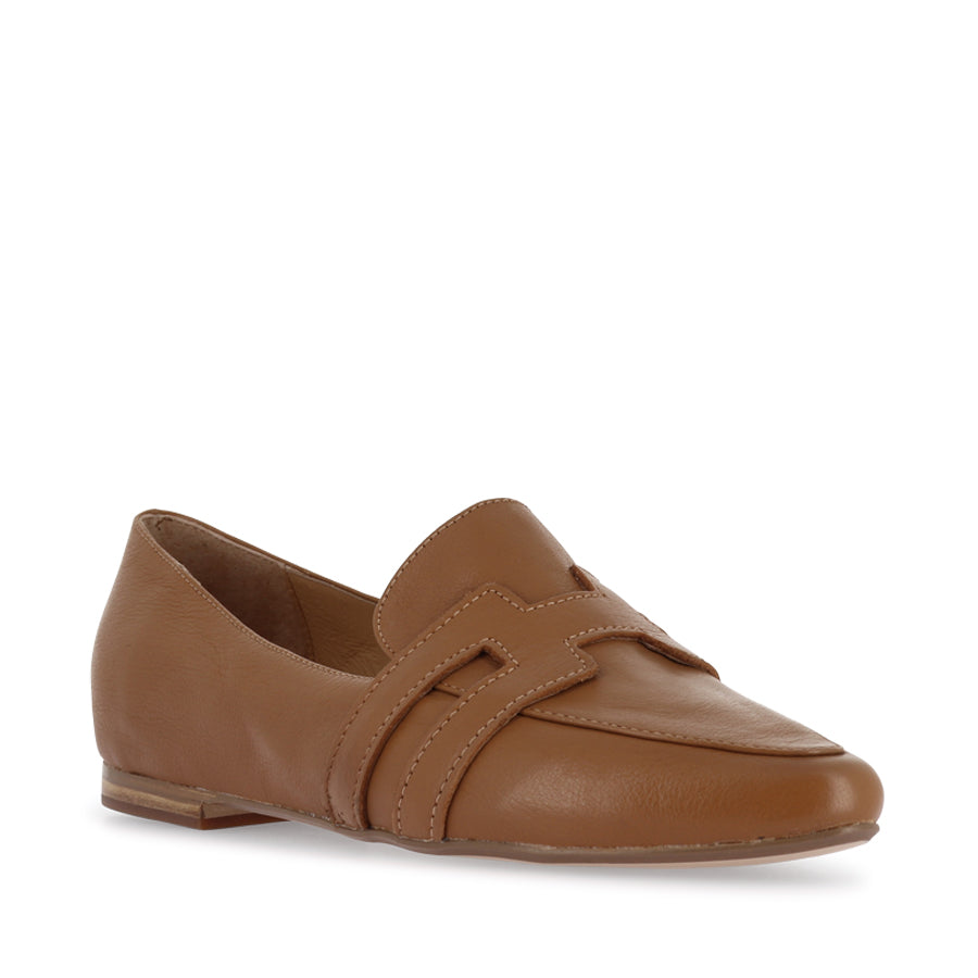 SALTI - DARK TAN LEATHER