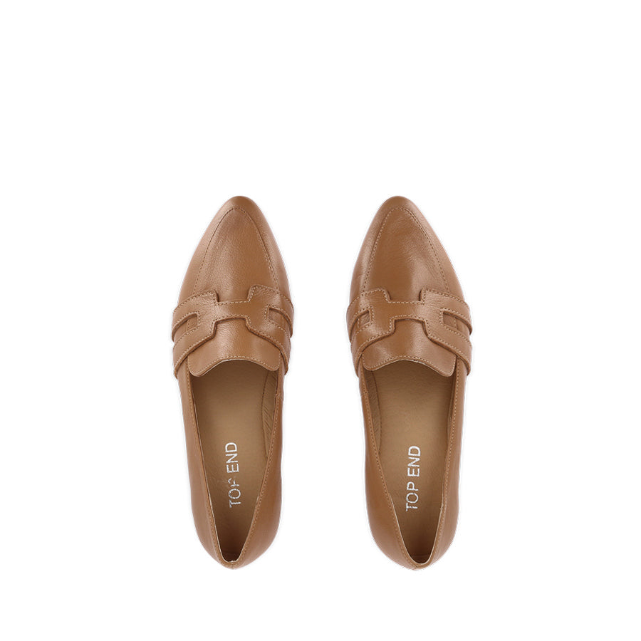 SALTI - DARK TAN LEATHER