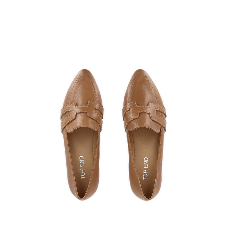 SALTI - DARK TAN LEATHER