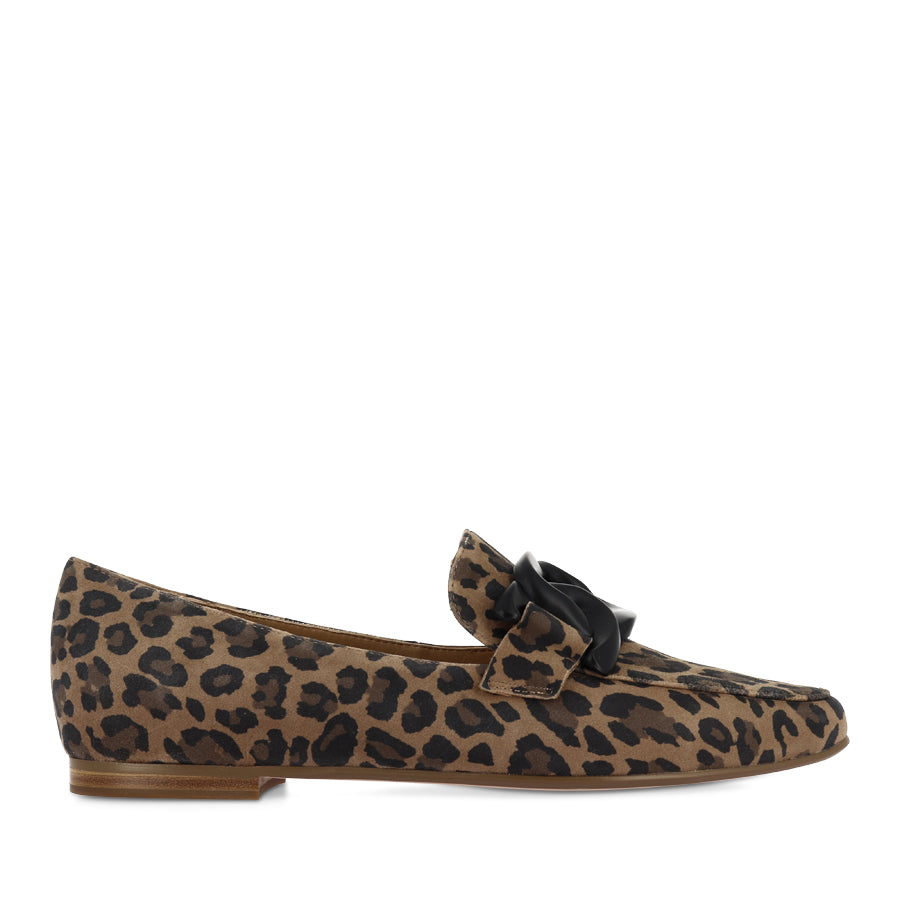 SOCOROS - CAMEL LEOPARD SUEDE