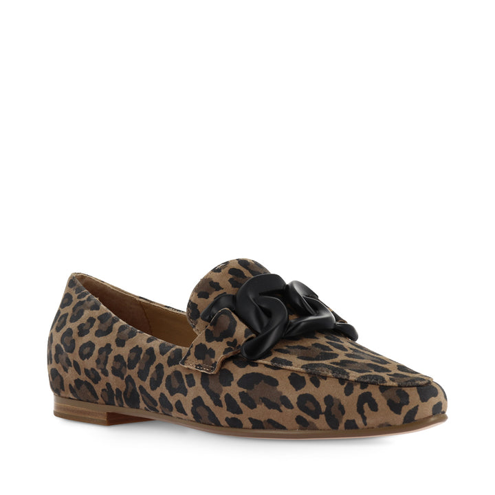 SOCOROS - CAMEL LEOPARD SUEDE