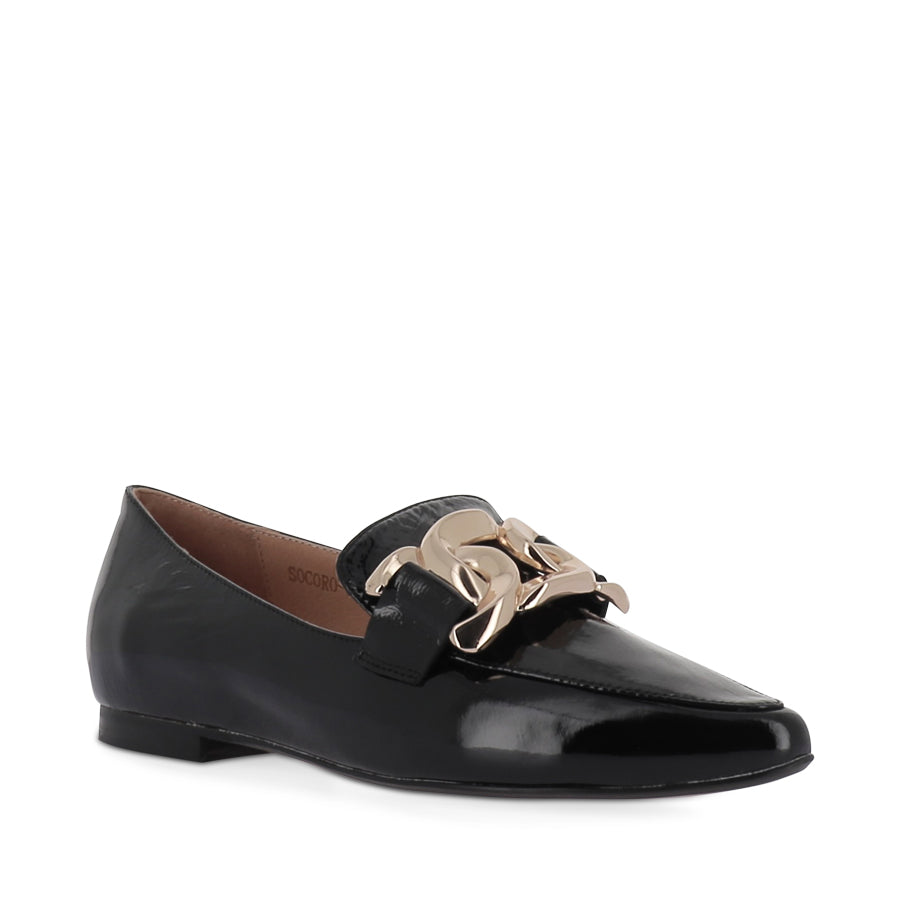 SOCORO - BLACK PATENT LEATHER