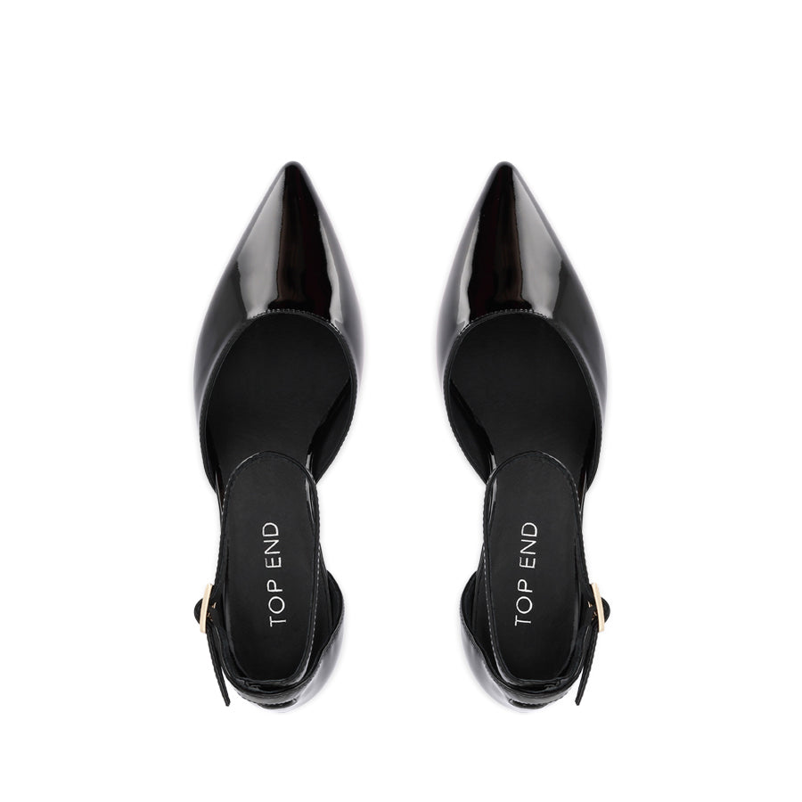 VOSTLY - BLACK PATENT LEATHER