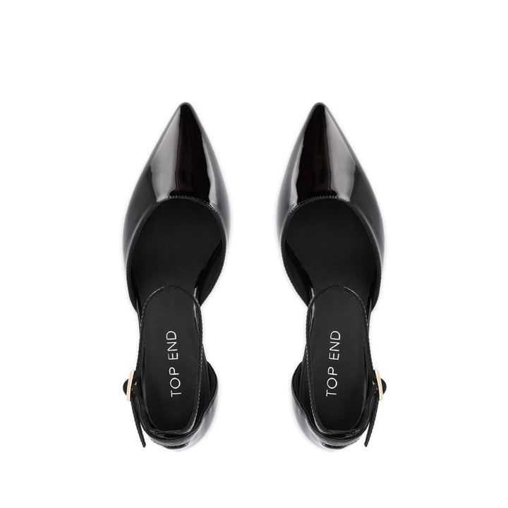 VOSTLY - BLACK PATENT LEATHER