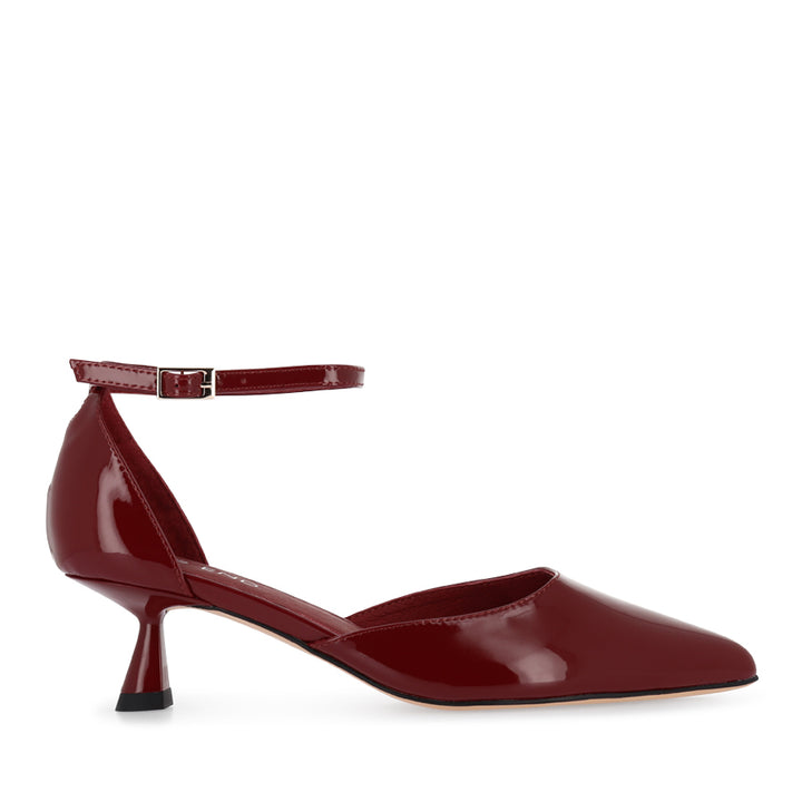 VOSTLY - DARK RED PATENT LEATHER