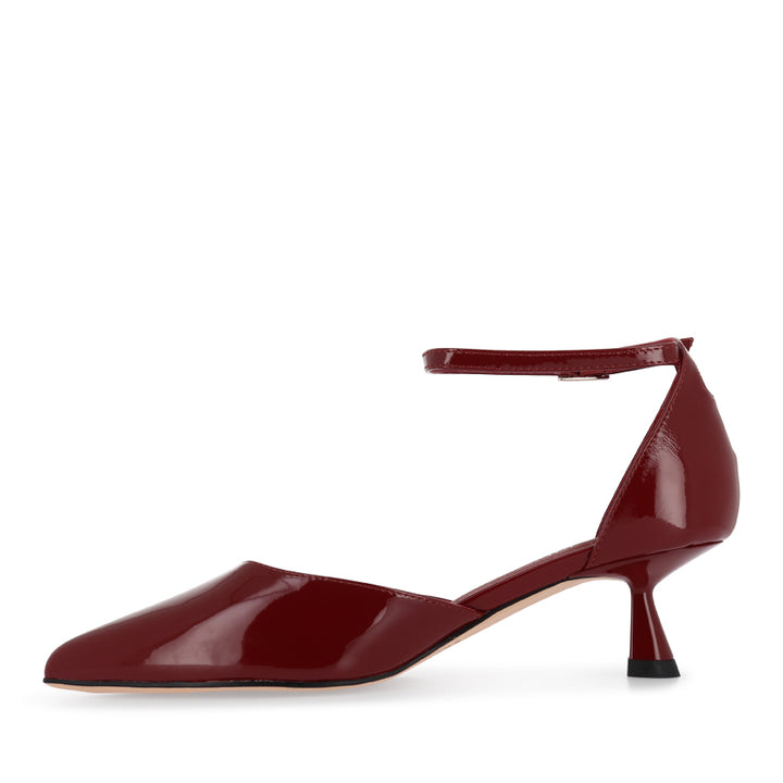 VOSTLY - DARK RED PATENT LEATHER
